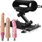 Scala - Sex Machine Vibrator 3 Dildo. Niesamowita sex maszyna z 3 różnymi dildami. Mocne pchnięcia, do 420 ruchów na minutę!