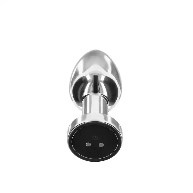 Toy Joy - The Glider Medium Buttplug. Wibrujący korek analny ze stali nierdzewnej, trwałość, moc i elegancja podnoszące intymność na wyższy poziom 