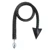 Oproducts - Devil Tail Buttplug and Weaved Whip. Wtyczka analna z batem w kształcie ogonka diabełka. Intrygujący dodatek do sesji BDSM