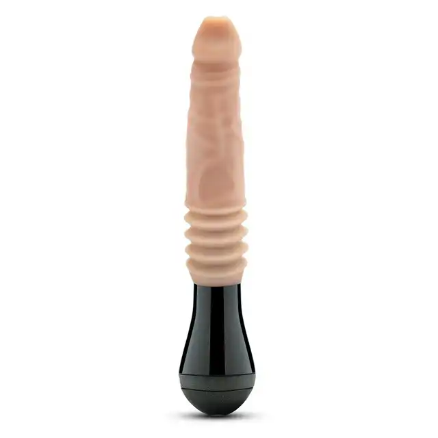 Dr. Skin - Dr. Knight Vibrator. Realistyczny wibrator z funkcją ruchu posuwistego, obrotowego i wibracji. Najnowocześniejsza technologia do ultra stymulacyjnej penetracji