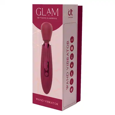 Glam - Wand Vibrator - wibrator typu magiczna różdżka. Giętka główka i mocne wibracje!