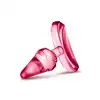 Play With Me – Jolly Plug Pink. Różowa, mała wtyczka analna z szeroką podstawą wykonana z elastycznego, miękkiego TPE