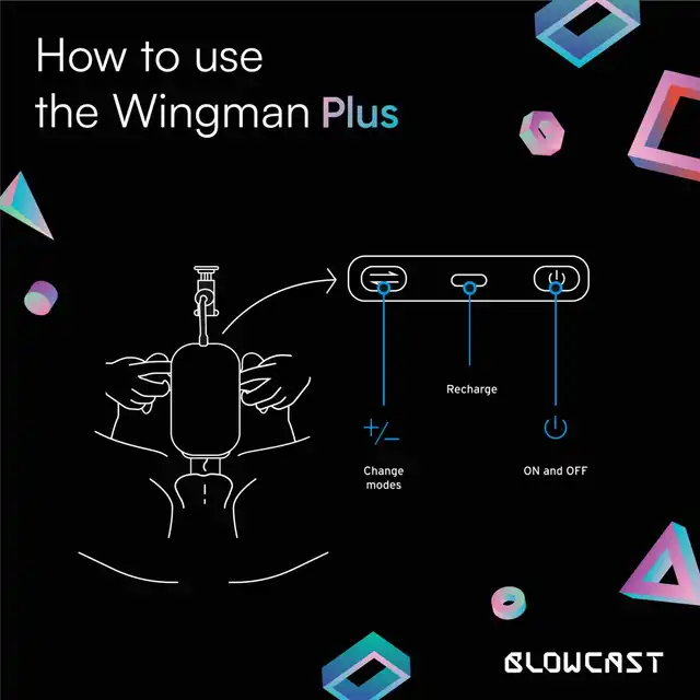 Blowcast - Wingman Plus Automatic Masturbator. Niesamowity masturbator męski z masującymi koralikami oraz uchwytem na telefon. Nowy wymiar doznań