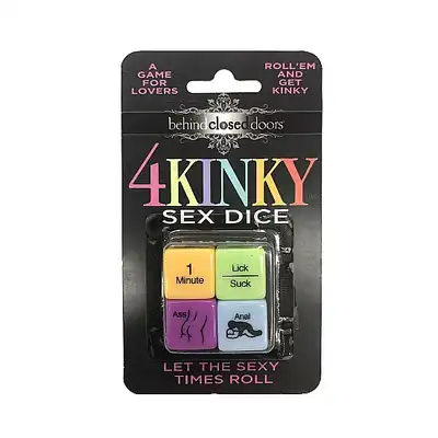 Little Genie - 4 Kinky Sex Dice. Erotyczne kości do gry z czynnością, czasem i pozycjami. Genialne rozkręcenie gry wstępnej