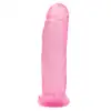 Toyz4Lovers - Nico Transparent Pink. Przejrzyste dildo w kolorze różowym z mocną przyssawką. 20 cm długości, 4,5 cm średnicy