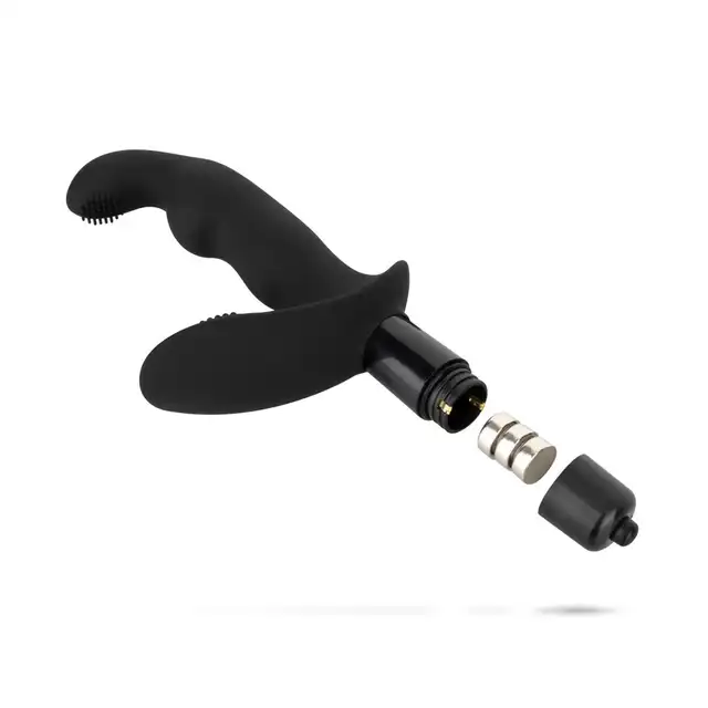 Easy Toys - Dynamic Duke Ribbed. Wibrator analny z końcówką z wypustkami, idealny do stymulacji prostaty, osiągnij jeszcze mocniejsze orgazmy