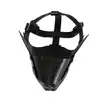 Oproducts - Puppy Mask PU-Leather. Czarna maska psa z ekoskóry. Wysokiej jakości detale