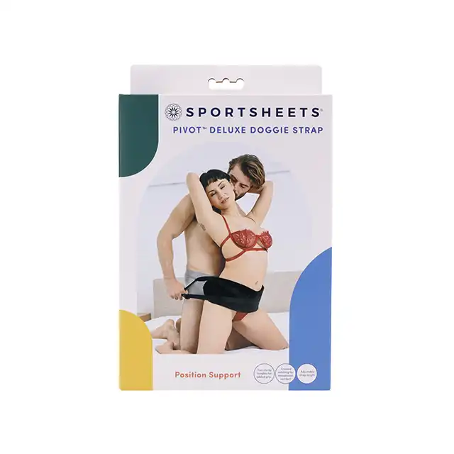Sportsheets - Deluxe Doggie Strap. Miękki pas pozycjonujący, klasyczna konstrukcja o niezwykle komfortowym zastosowaniu w łóżku