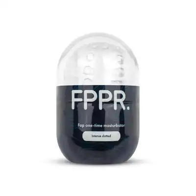 FPPR - Fap One-time Dotted Texture. Jednorazowy masturbator w kompaktowej formie, ultra stymulujący z unikalną teksturą kropek