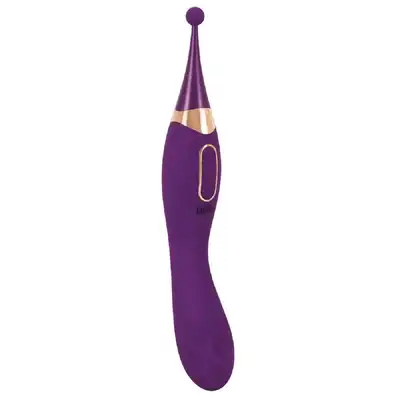 Javida - Slapping Orgasm Pen. Dwustronny, fioletowy wibrator do precyzyjnej stymulacji punktu G oraz łechtaczki. 