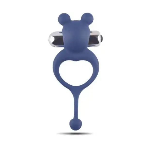 Toyz4Lovers - Anello fallico bear - ring na penisa z wibracją. Fioletowy