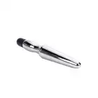 CalExotics - Waterproof Anal Probe Silver. Gładki, smukły wibrator zapewniający intensywne doznania, idealny dla miłośników analnych pieszczot