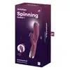 Satisfyer - Spinning Rabbit 1 Red. Wibrator z króliczkiem, który pieści łechtaczkę wibracjami, a punktowi G dogadza wibracjami i rotacją. Przygotuj się na nowe, orgazmiczne połączenie