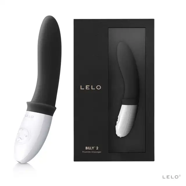 Lelo - Billy 2. Wibrujący stymulator prostaty o smukłym, ergonomicznym kształcie dopasowującym się do ciała i ultra gładkim wykończeniu