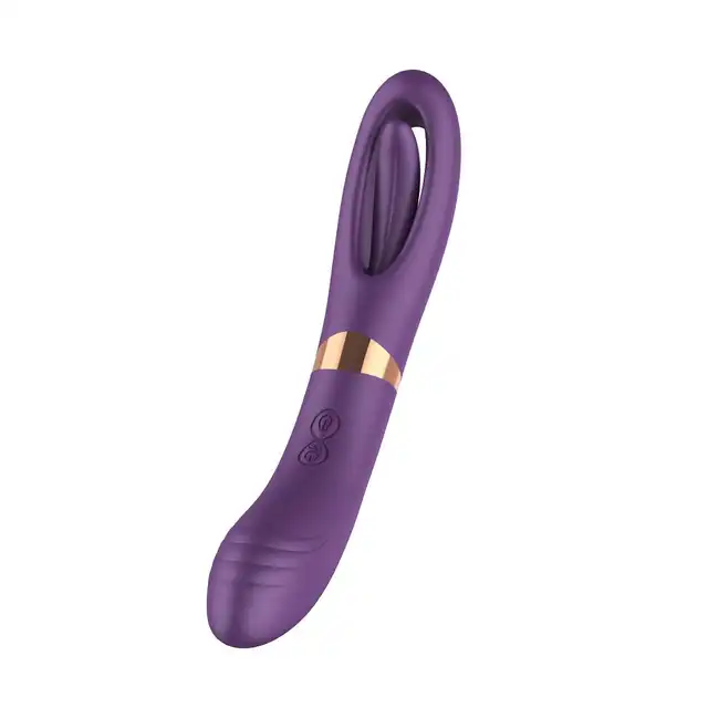 Boys Series - Flicking Dual G Spot Vibrator. Wszechstronny wibrator punktu G, stymulacja pochwy i łechtaczki, 10 prędkości wibracji i 10 unikalnych ruchów języczka