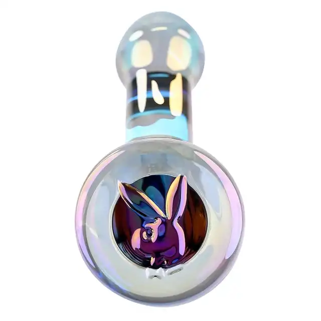 Playboy - Jewels King. Kryształowe szklane dildo o idealnie stymulującej krzywiźnie, imponujący rozmiar i ergonomiczna konstrukcja