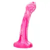 CalExotics - Twisted Bulb Tip Probe Pink. Różowe silikonowe dildo z przyssawką i bulwiastą końcówką, stworzone dla rozkoszy na najwyższym poziomie