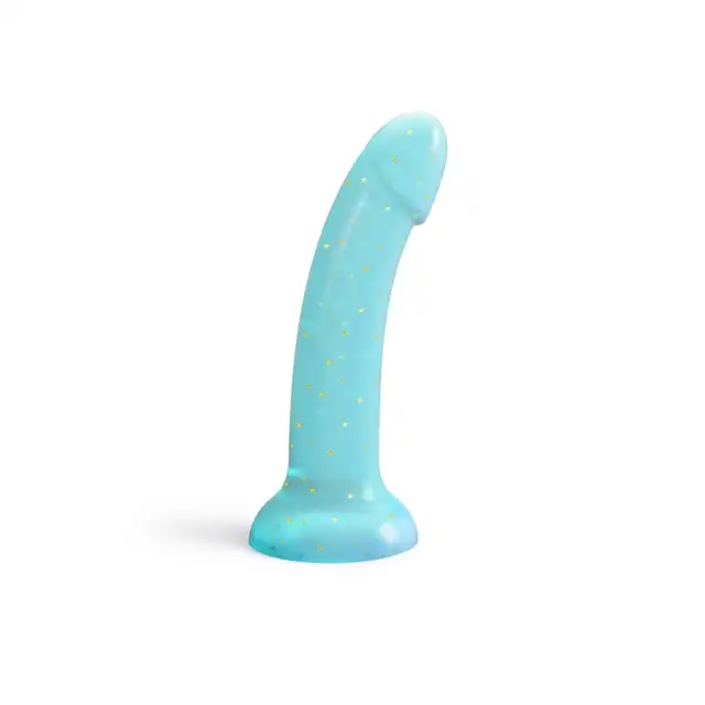 Love to Love - Dildoll Nightfall - nieziemskie dildo z silikonu z dodatkiem gwieździstego brokatu 