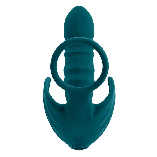Playboy - Bring It on - wielofunkcyjna zabawka dla Panów! Ring na penisa, wibrujący uchwyt na penisa oraz stymulator analny 