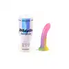 Love to Love - Dildoll Stargazer - wielokolorowe dildo z silikonu z dodatkiem brokatu! 
