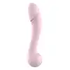 Amour – Flexible Vibrator Lea. Różowy silikonowy wibrator z lekkim wygięciem do subtelnej stymulacji punktu G