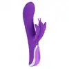 Sweet Smile - Rechargeable Rotating Vibrator. Rotacyjny wibrator ze stymulatorem łechtaczki w kształcie motylka, 10 trybów wibracji i 3 prędkości rotacji