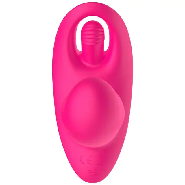 Boys Series - Flicking Wearable Vibrator. Podwójny wibrator z ruchomą główką i ruchomym języczkiem do łechtaczki, różnorodne tryby wibracji i wariacji