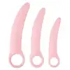 Sweet Smile - Vaginal Trainers. Zestaw idealnie zakrzywionych dild w różnych rozmiarach, wykonane z silikonowu soft touch