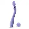 Wellness - Eternal Wand Purple. Silikonowa, lawendowa magiczna różdżka na pilota bezprzewodowego. Niesamowite doznania z 10 trybami wibracji