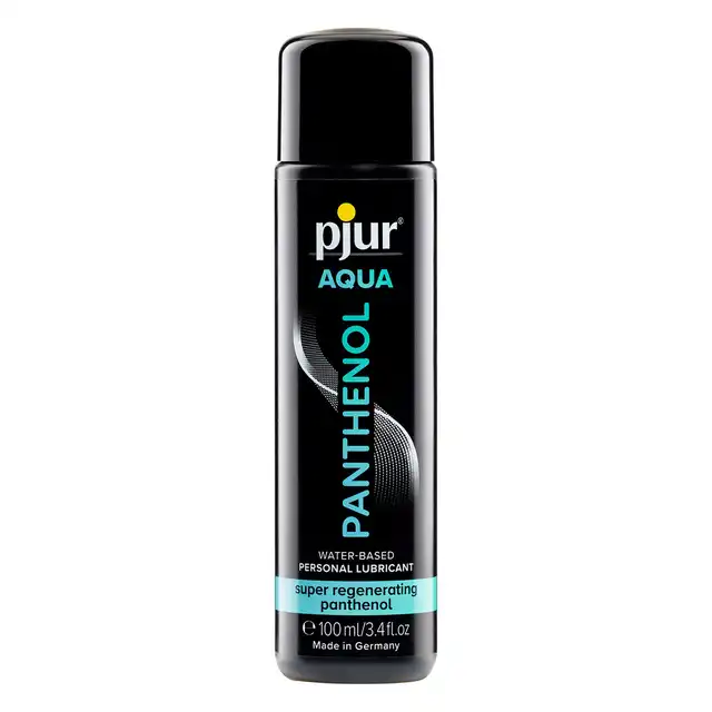 Pjur - Aqua Panthenol 100ml. Nawilżający lubrykant na bazie wody z formułą wzbogaconą o kojący pantenol 