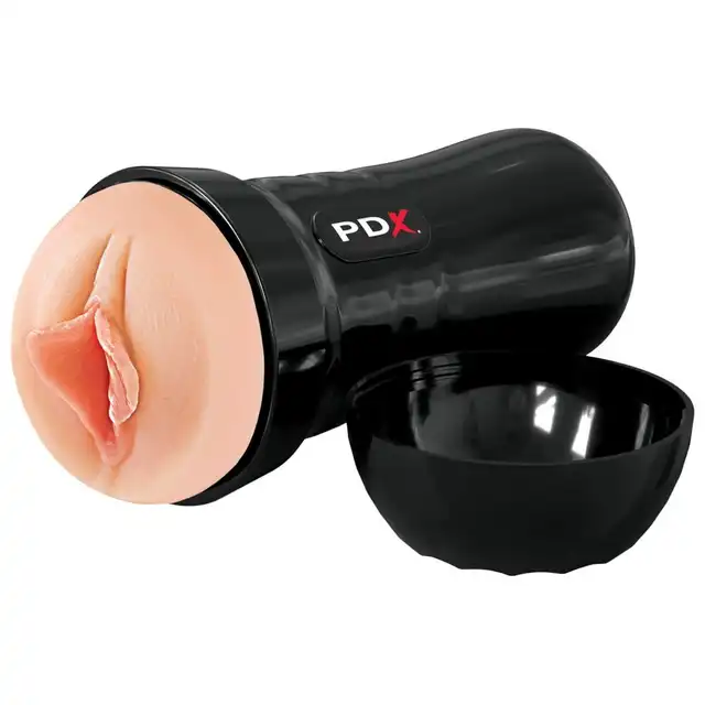 PDX Extreme - Wet Pussies Super Luscious Lips. Super realistyczny masturbator w formie pochwy, całość zamknięta w wygodnym i kompaktowym etui