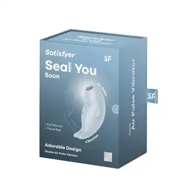 Satisfyer - Seal You Soon. Idealny wibrator z falami ciśnienia dla początkujących, stymulator łechtaczki o uroczym designie