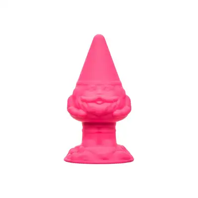 CalExotics - Anal Gnome Butt Plug. Różowy korek analny o unikalnym kształcie krasnala ogrodowego, Twój mały analny przyjaciel