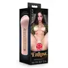 Blush - Enlust Ashlynn Beige. Realistyczna pochwa fantazyjnej modelki AI, miękki i realistyczny materiał w połączeniu z żebrowaniem i ciasnym dopasowaniem