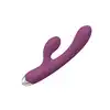 B-Series - Dual Rabbit Vibrator Purple. Fioletowy wibrator z króliczkiem. Intensywne wibracje w eleganckiej formie