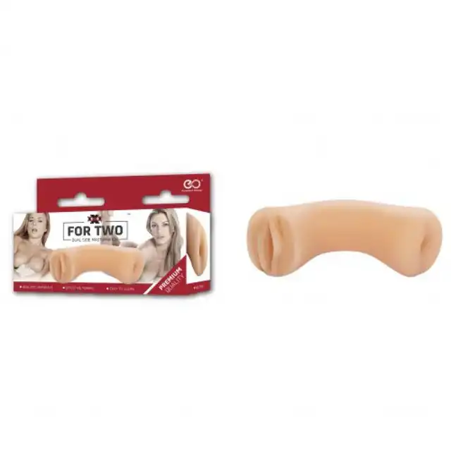 XXX - For Two Vagina i Anus - dwustronny masturbator w kieszonkowej formie!
