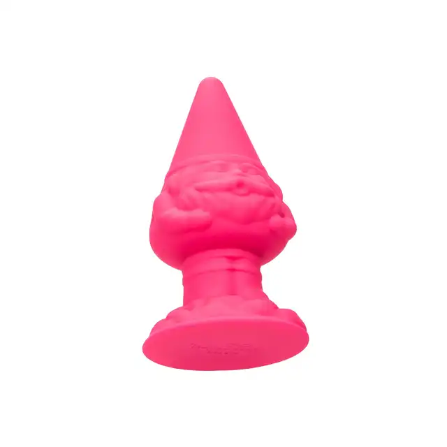 CalExotics - Anal Gnome Butt Plug. Różowy korek analny o unikalnym kształcie krasnala ogrodowego, Twój mały analny przyjaciel