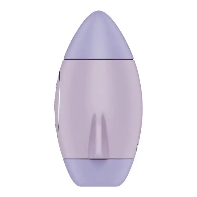 Satisfyer - Mission Control Purple. Mały wibrator w kształcie rakiety z podwójnym impulsem powietrza, idealny dla początkujących