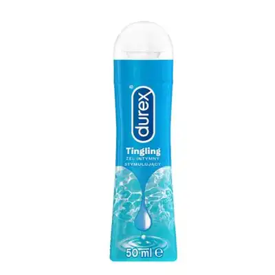 Durex - Tingling 50ml. Lubrykant wodny o chłodzącym efekcie, uwolnij dreszczyk emocji o miętowym aromacie i smaku