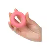CalExotics - Dickin Donuts Silicone Ring. Pierścień na penisa o kształcie i wzorze donuta, słodkie gadżet wspomagający erekcję 