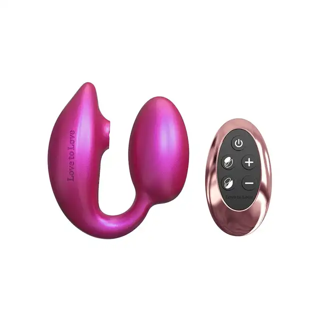 Love to Love - Wonderlover Pink - innowacyjny wibrator do punktu G oraz nowoczesny stymulator łechtaczki