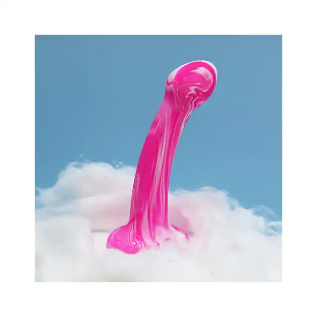 CalExotics - Twisted Bulb Tip Probe Pink. Różowe silikonowe dildo z przyssawką i bulwiastą końcówką, stworzone dla rozkoszy na najwyższym poziomie