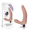 LoveToy - Rechargeable IJOY Strapless Strap-on. Strap-on bezuprzężowy, elastyczna końcówka i wymienny pocisk wibrujący, umożliwia intensywną stymulację punktu G lub P