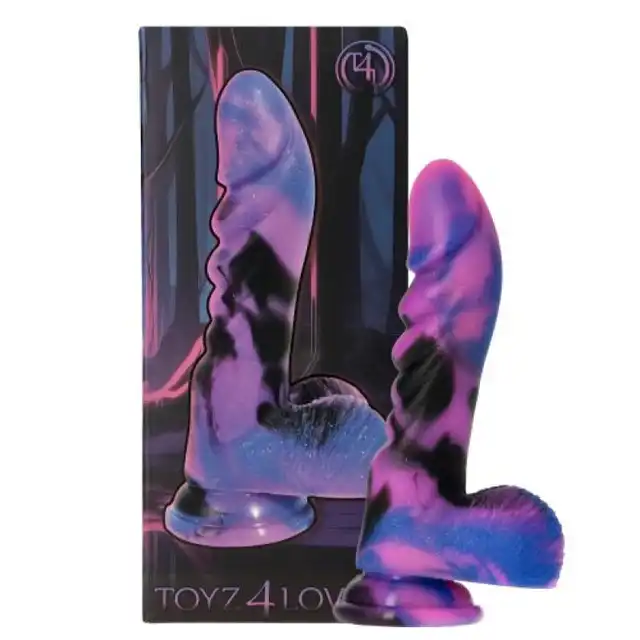 Toyz 4 Lovers - Monster Malefiga - wielokolorowe dildo potwora z mocną przyssawką