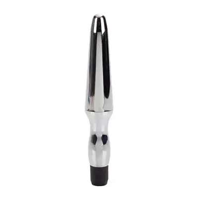 CalExotics - Waterproof Anal Probe Silver. Gładki, smukły wibrator zapewniający intensywne doznania, idealny dla miłośników analnych pieszczot