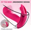 Boys Series - Flicking Wearable Vibrator. Podwójny wibrator z ruchomą główką i ruchomym języczkiem do łechtaczki, różnorodne tryby wibracji i wariacji