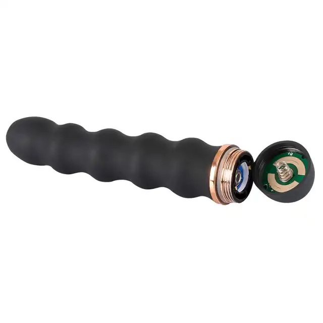 Bendy - Wavy Vibrator Black. Elastyczny wibrator rowkowy z miękką fakturą, 20 trybami wibracji, oferujący intensywną stymulację