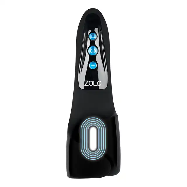 Zolo - Edgemaster. Wibrujący masturbator męski z efektem ściskania i oscylującymi pulsacjami, nowoczesny design i wyjątkowa technologia