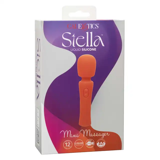 CalExotics - Stella Mini Massager. Niewielki wibrator magiczna różdżka do wibrującej eksploracji całego ciała, ciągłość doznań i wygoda obsługi