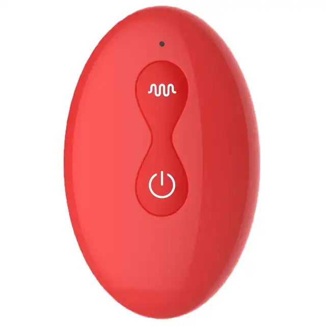 B-Series - Rose Rotating Butt Plug. Wibrujący i rotacyjny korek analny o pięknym kształcie czerwonej róży. Doskonały prezent